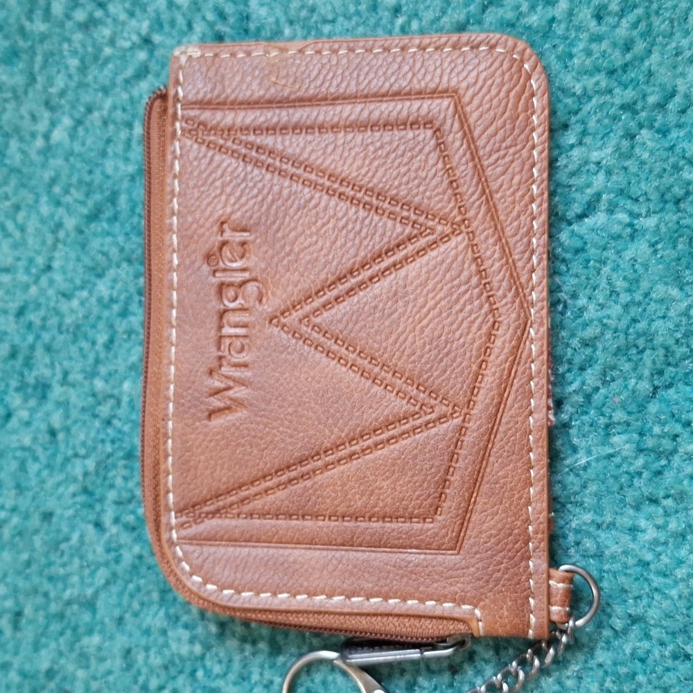 Wrangler Card Case With Zipper EUC - Picture 2 of 4
